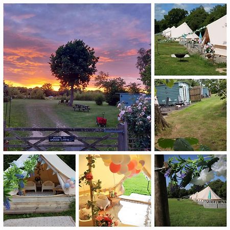 Hopgarden Glamping - Luxury 6M Bell Tent Wadhurst Extérieur photo