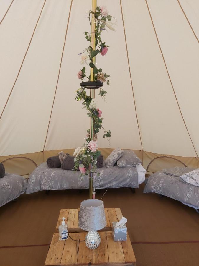 Hopgarden Glamping - Luxury 6M Bell Tent Wadhurst Extérieur photo