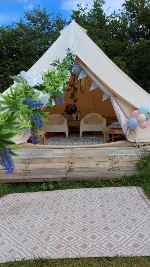 Hopgarden Glamping - Luxury 6M Bell Tent Wadhurst Extérieur photo