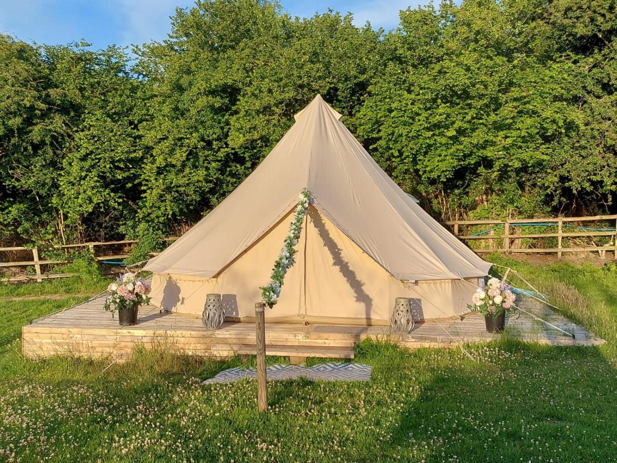 Hopgarden Glamping - Luxury 6M Bell Tent Wadhurst Extérieur photo