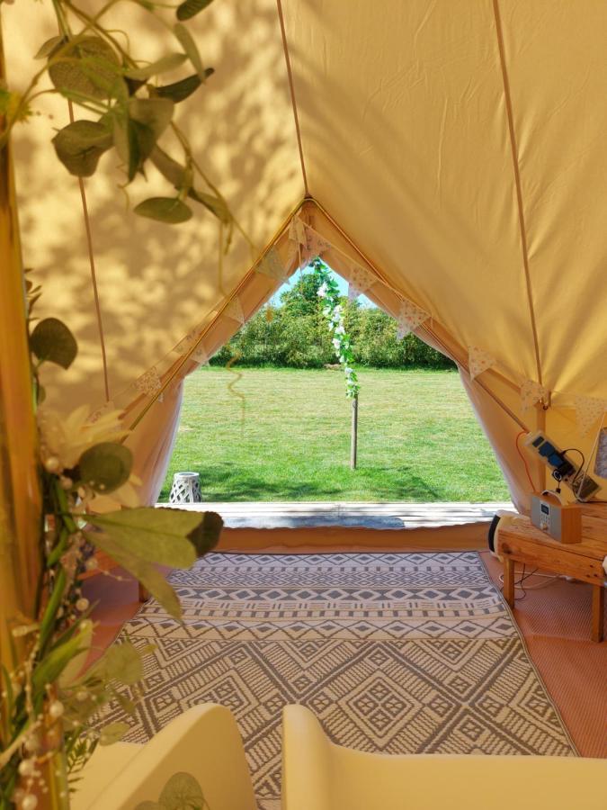 Hopgarden Glamping - Luxury 6M Bell Tent Wadhurst Extérieur photo