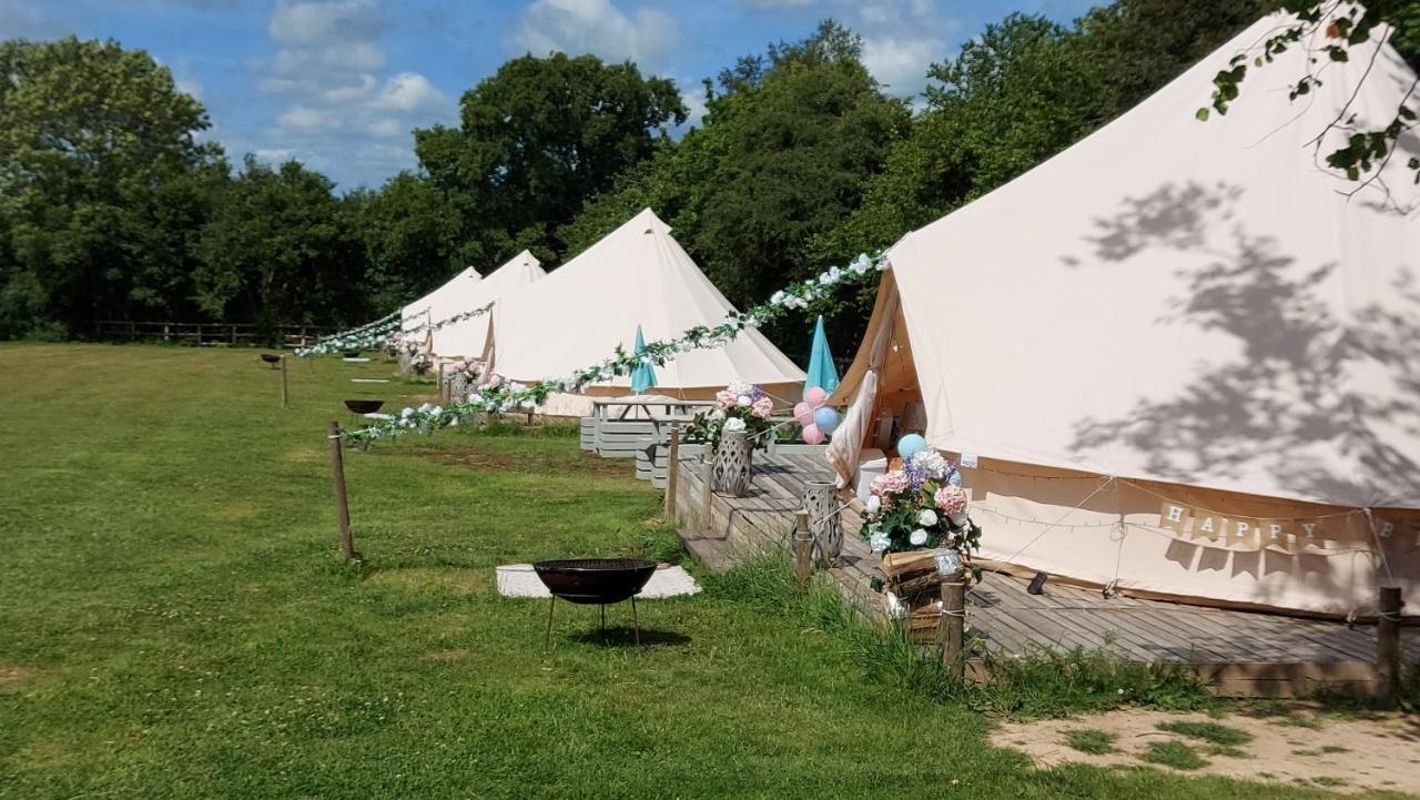 Hopgarden Glamping - Luxury 6M Bell Tent Wadhurst Extérieur photo