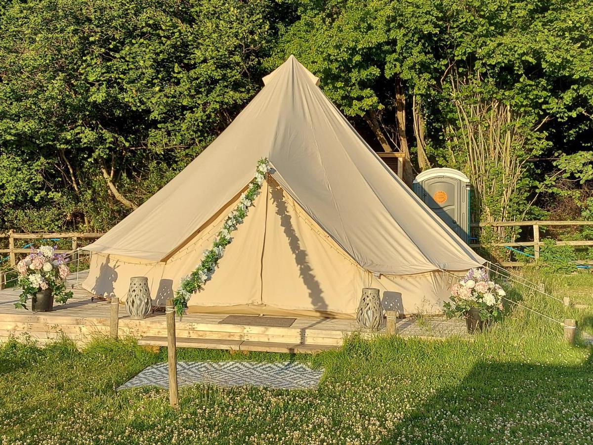 Hopgarden Glamping - Luxury 6M Bell Tent Wadhurst Extérieur photo