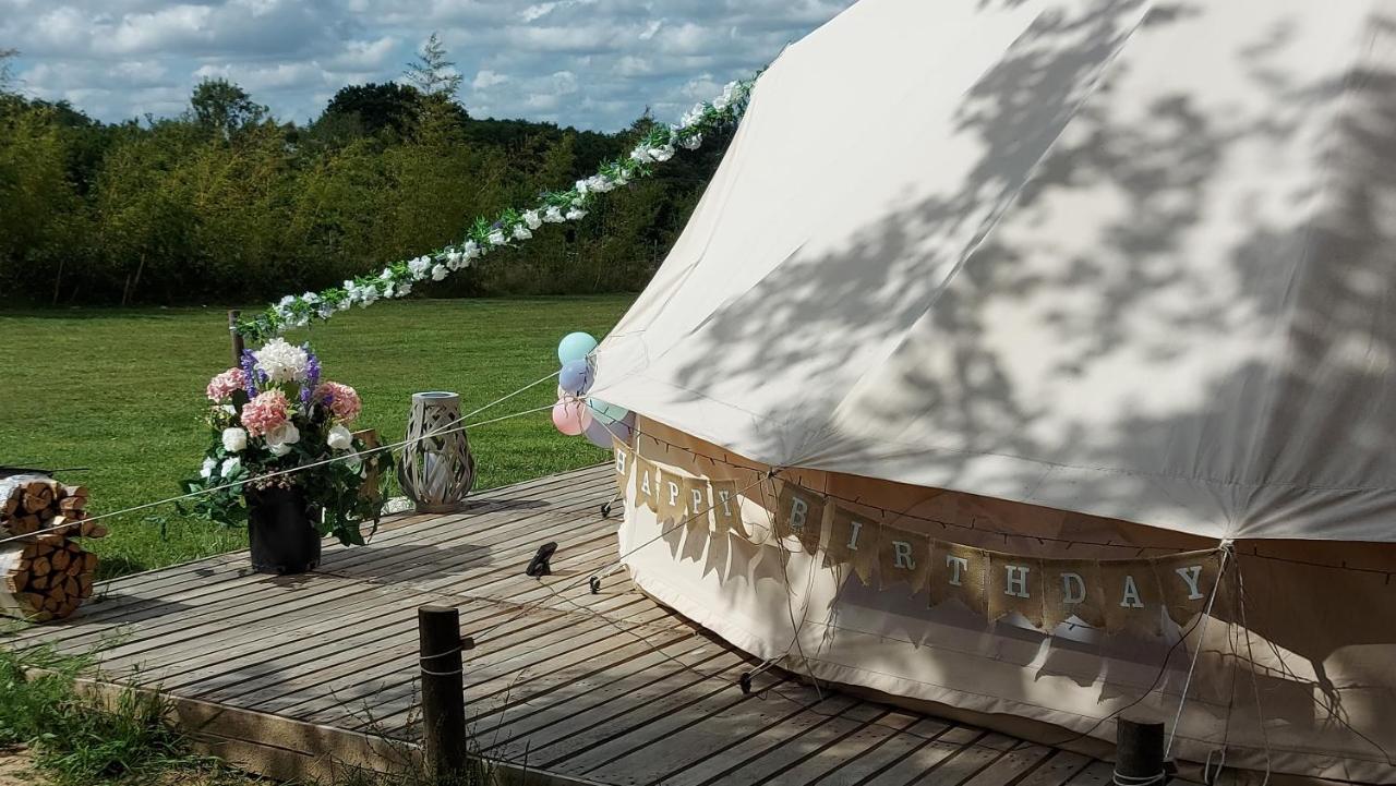 Hopgarden Glamping - Luxury 6M Bell Tent Wadhurst Extérieur photo