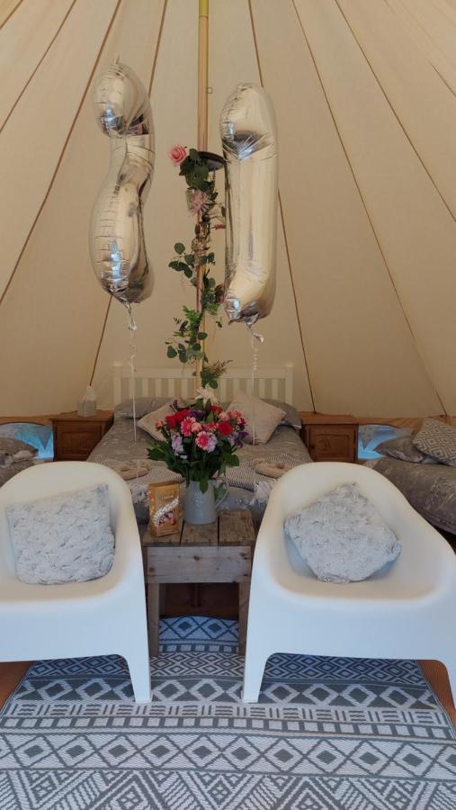 Hopgarden Glamping - Luxury 6M Bell Tent Wadhurst Extérieur photo
