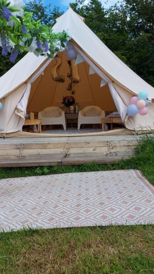 Hopgarden Glamping - Luxury 6M Bell Tent Wadhurst Extérieur photo